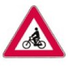 Biciclisti, semne de circulatie